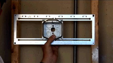 sliding electrical back box mount